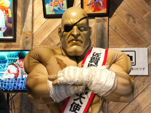Sagat, the Muay Thai boxing final boss from Street Fighter